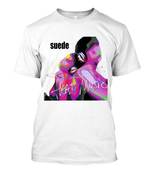 Suede Head Music Colorful Abstract T-Shirt