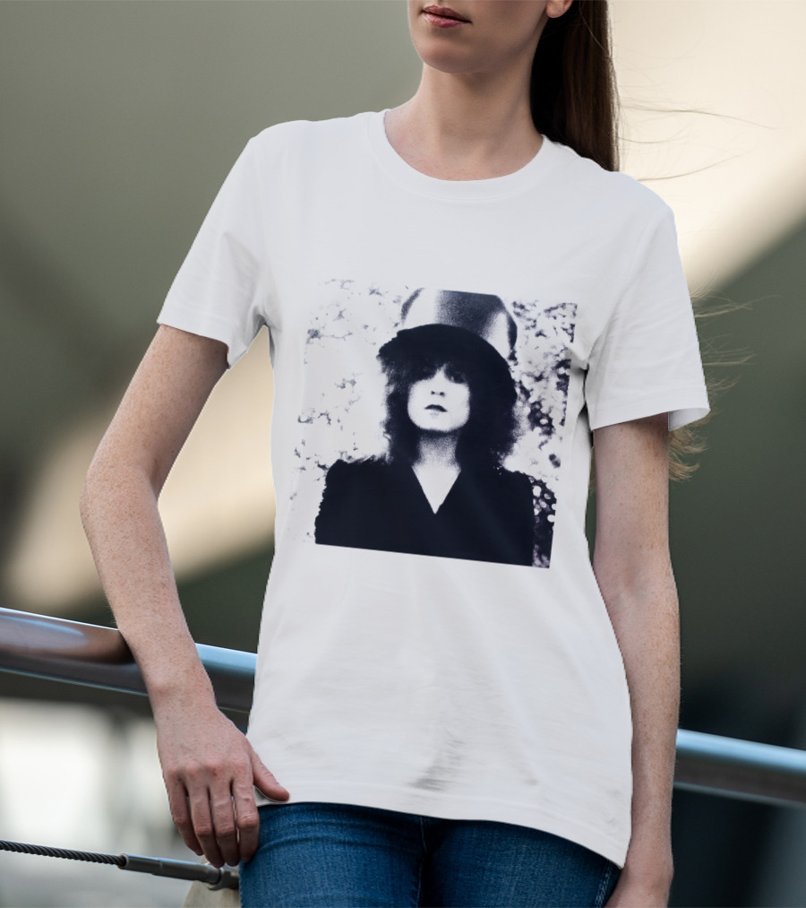 Marc Bolan Top Hat Monochrome Portrait Trx T-Shirt