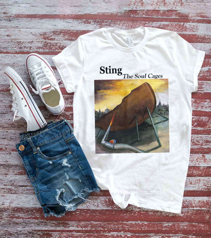 Sting The Soul Cages Album Cover Art T-Shirt