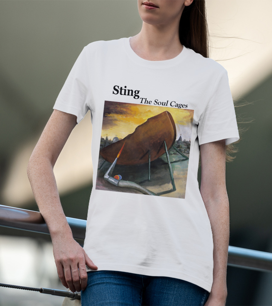 Sting The Soul Cages Album Cover Art T-Shirt