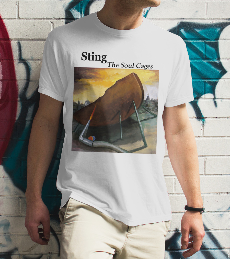 Sting The Soul Cages Album Cover Art T-Shirt