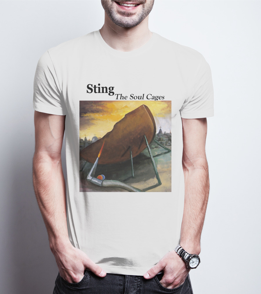 Sting The Soul Cages Album Cover Art T-Shirt