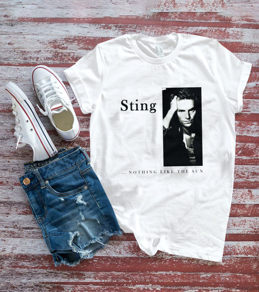 Sting ...Nothing Like The Sun Album Cover T-Shirt