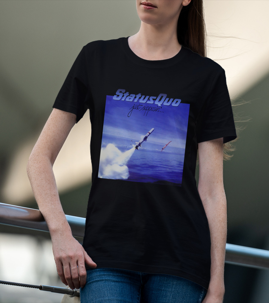 Status Quo Just Supposin. Ocean Rocket Launch T-Shirt