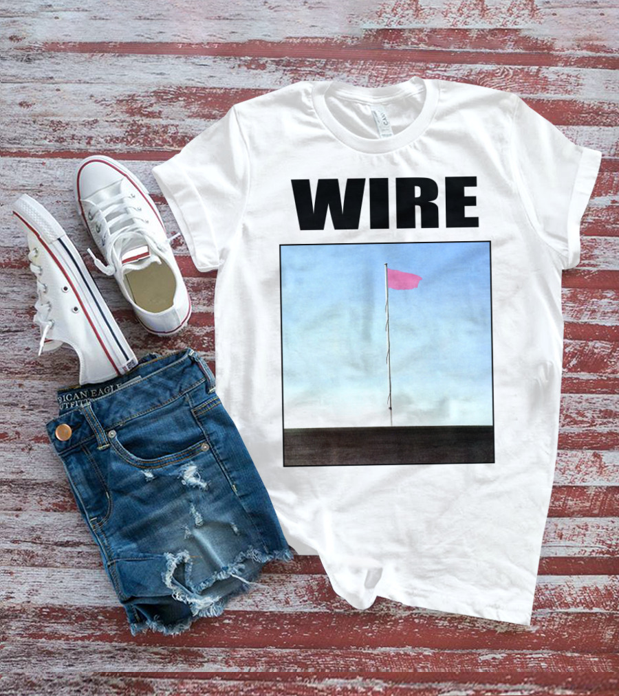 Wire Pink Flag Iconic Album Cover T-Shirt