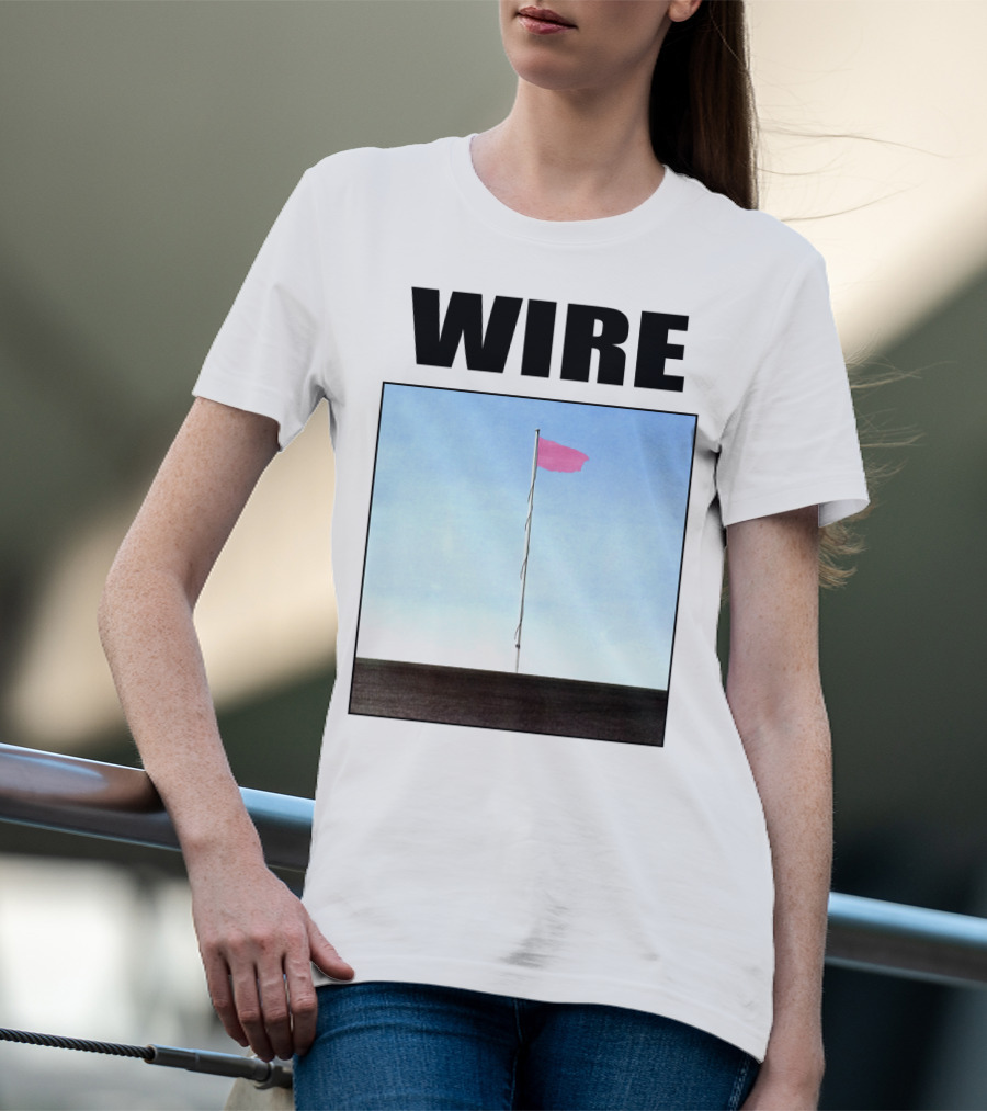 Wire Pink Flag Iconic Album Cover T-Shirt