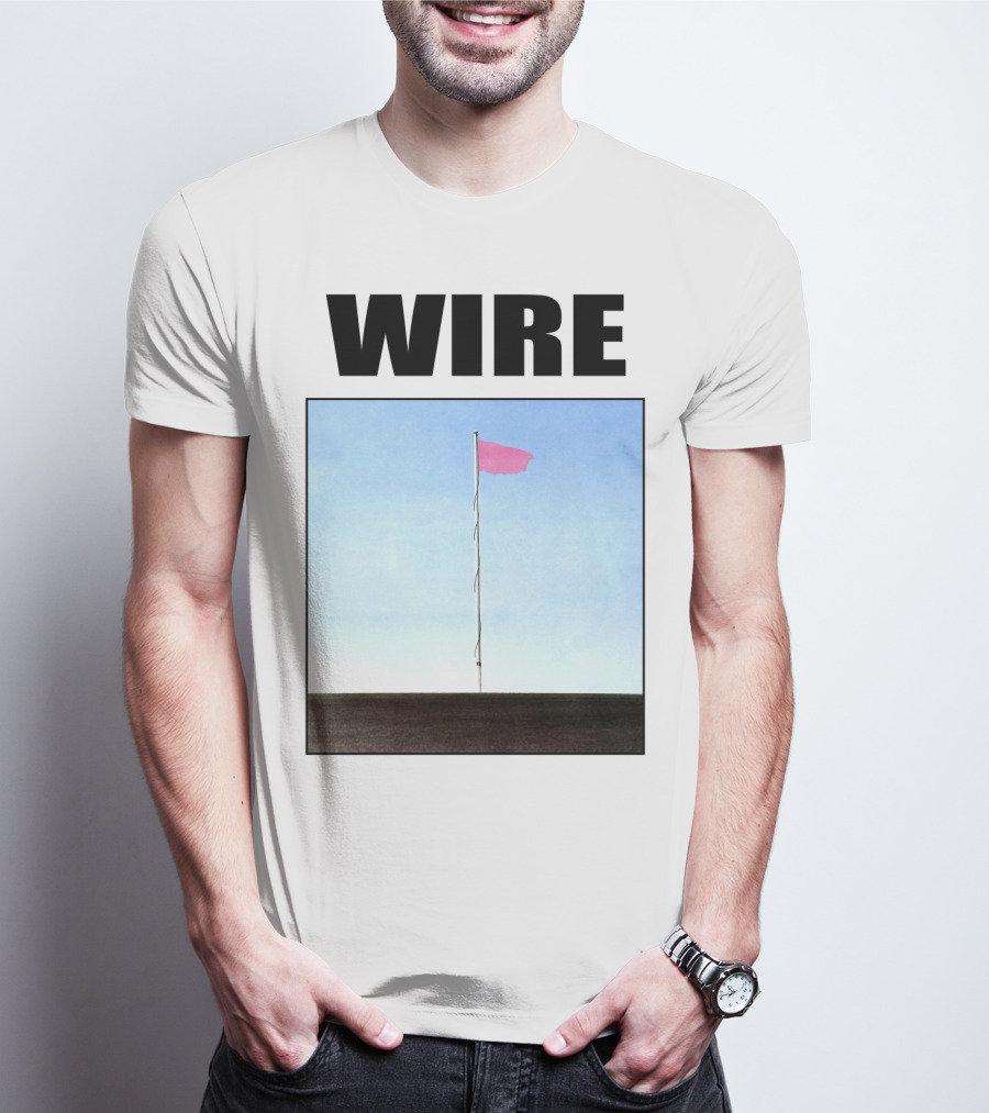 Wire Pink Flag Iconic Album Cover T-Shirt