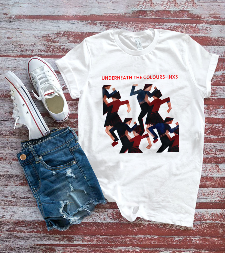 INXS Underneath The Colours Dance Figures T-Shirt