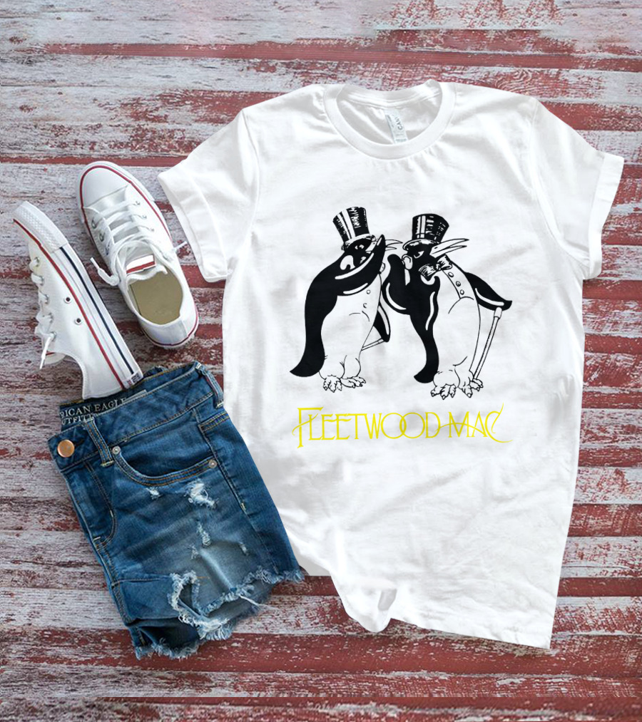 Fleetwood Mac Penguin Top Hat Duo T-Shirt