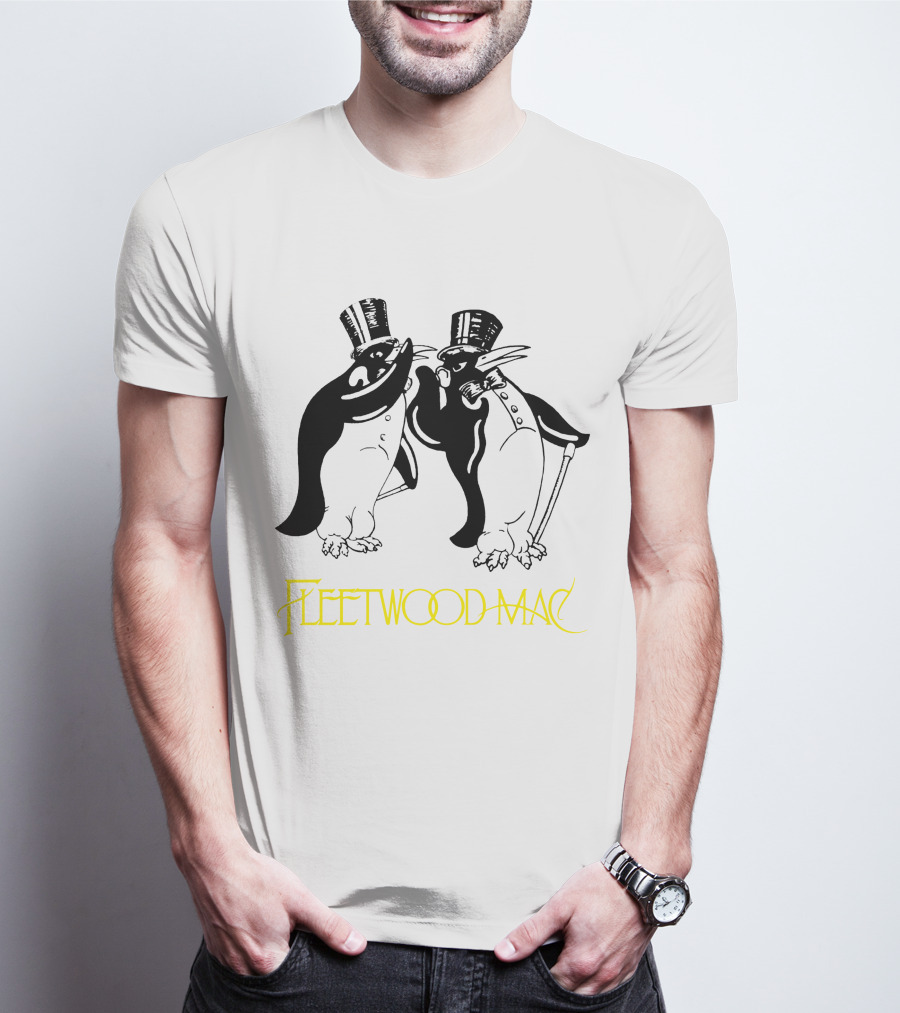 Fleetwood Mac Penguin Top Hat Duo T-Shirt