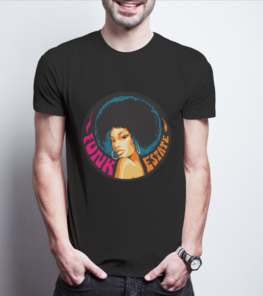 Funk Estate Afro Groove Vintage Style T-Shirt