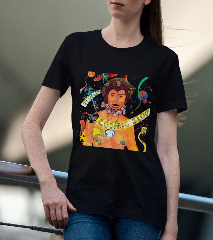 Funkadelic Cosmic Slop Album Cover Art T-Shirt