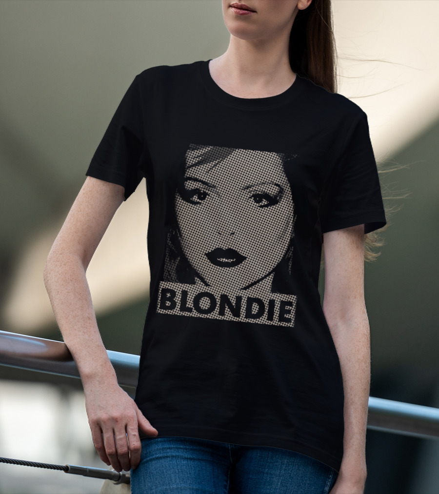 Blondie Face Halftone Style T-Shirt