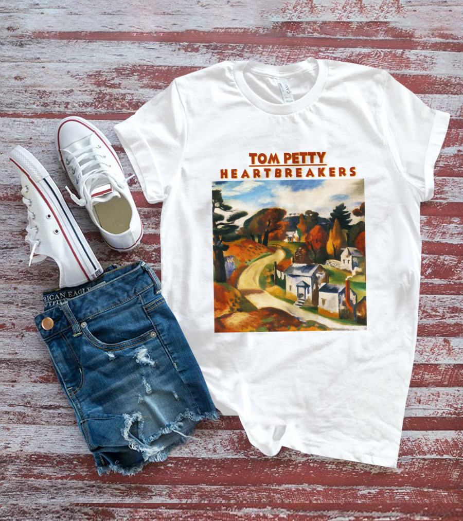 Tom Petty Heartbreakers Rustic Landscape Art T-Shirt