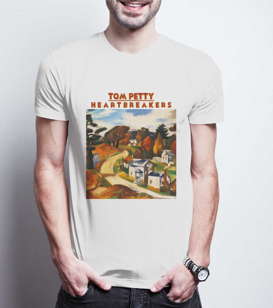 Tom Petty Heartbreakers Rustic Landscape Art T-Shirt