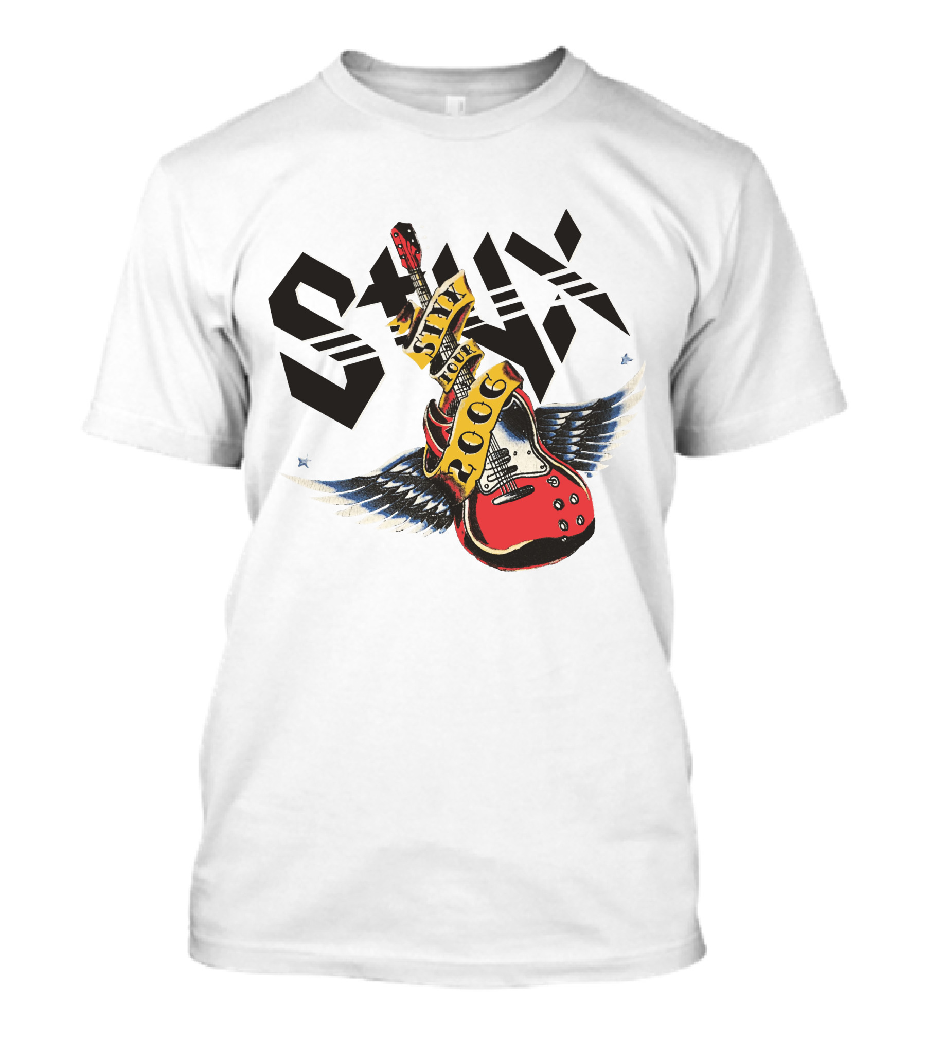 Styx 2006 Tour Guitar Wings T-Shirt