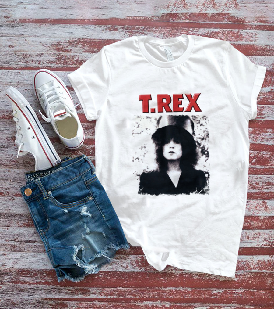 T. Rex Glam Rock Iconic Portrait With Hat T-Shirt