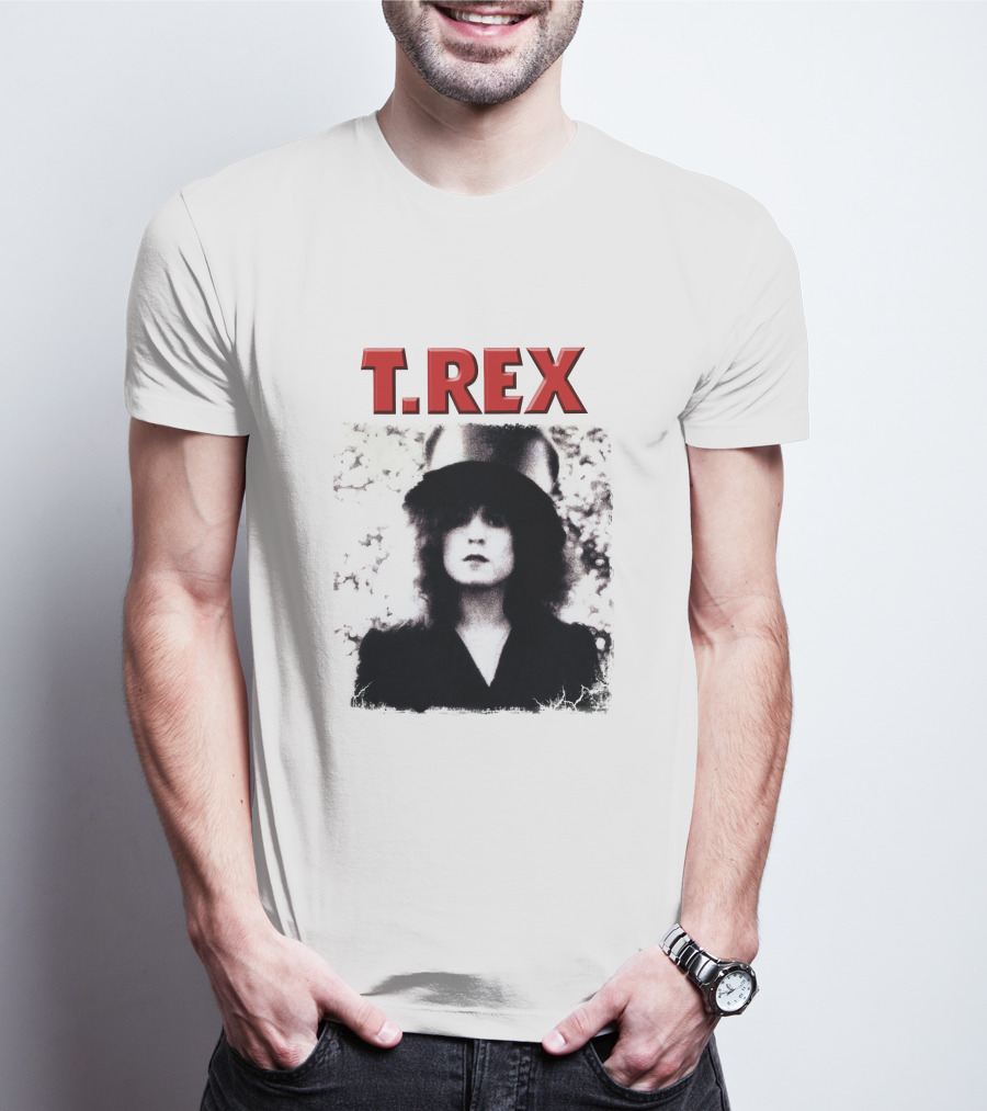 T. Rex Glam Rock Iconic Portrait With Hat T-Shirt