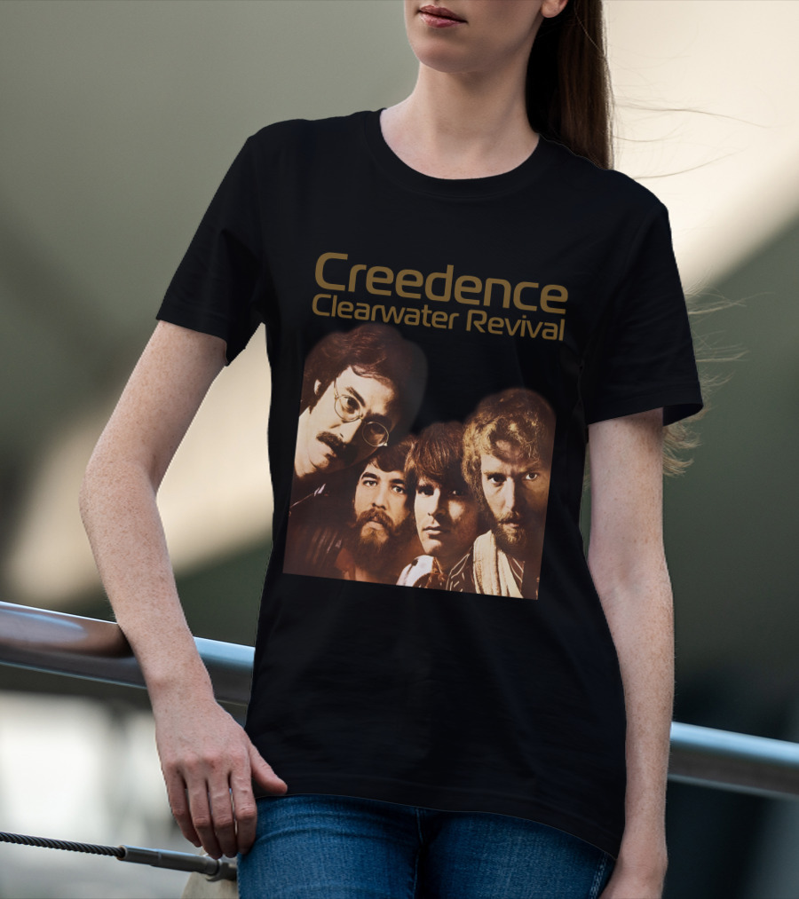 Creedence Clearwater Revival Band Portrait T-Shirt