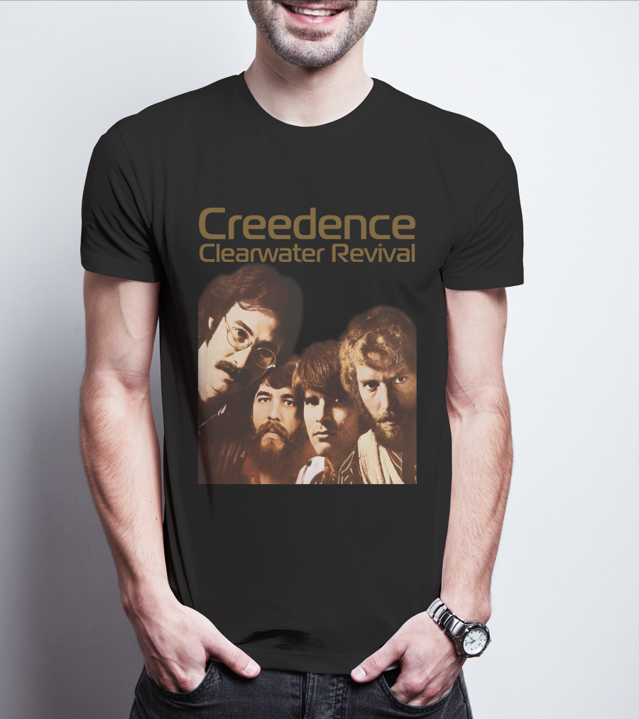 Creedence Clearwater Revival Band Portrait T-Shirt