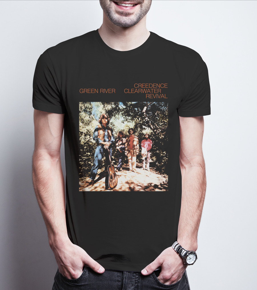 Green River Creedence Clearwater Revival Album Cover Photo T-Shirt