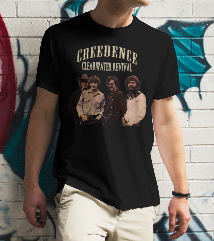 Creedence Clearwater Revival Band Portrait Ccr T-Shirt