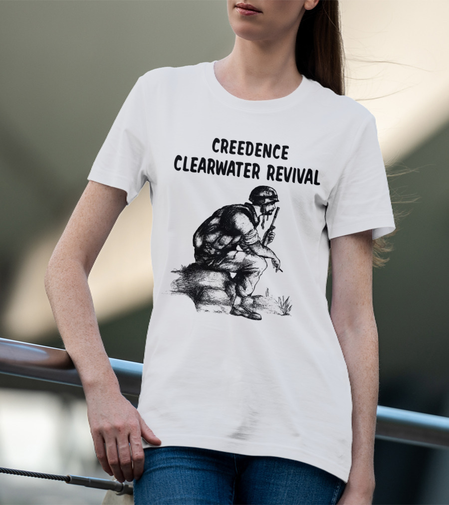 Creedence Clearwater Revival Soldier Art T-Shirt