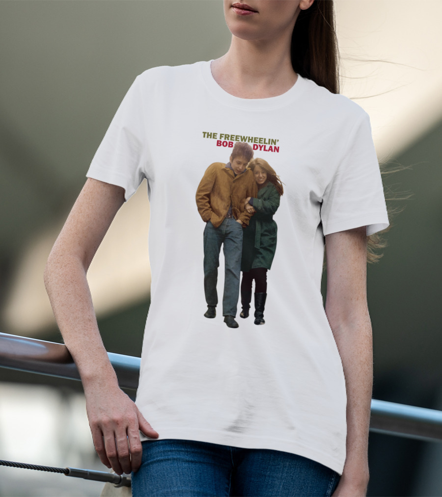 The Freewheelin' Bob Dylan Album Cover T-Shirt