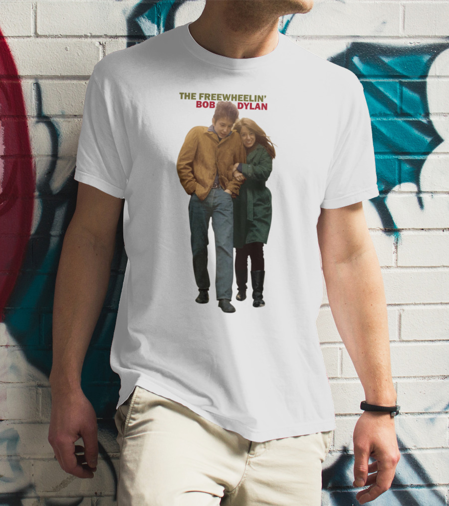 The Freewheelin' Bob Dylan Album Cover T-Shirt