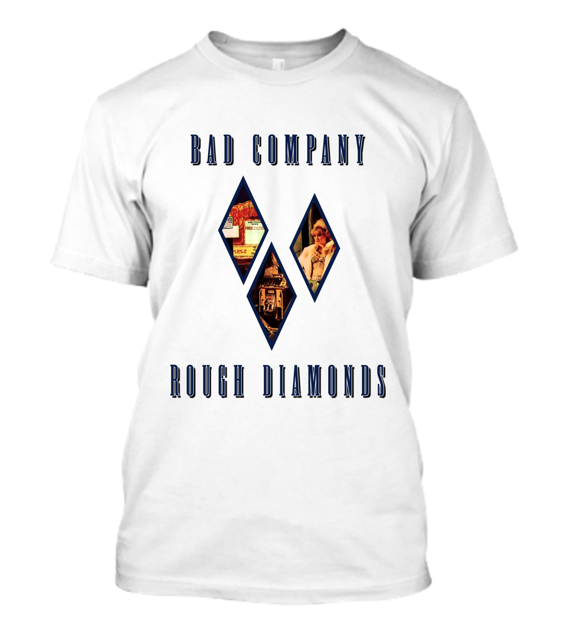 Bad Company Rough Diamonds Vintage Album Art T-Shirt