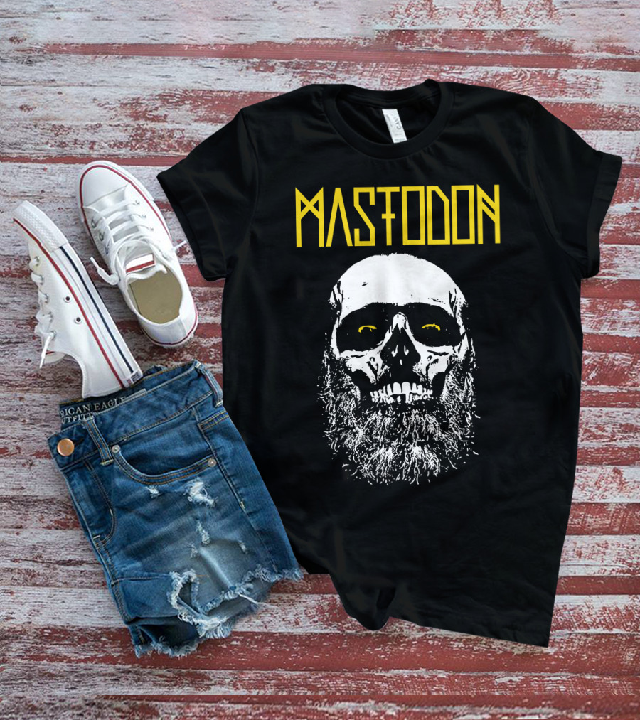Mastodon Skull Artwork T-Shirt