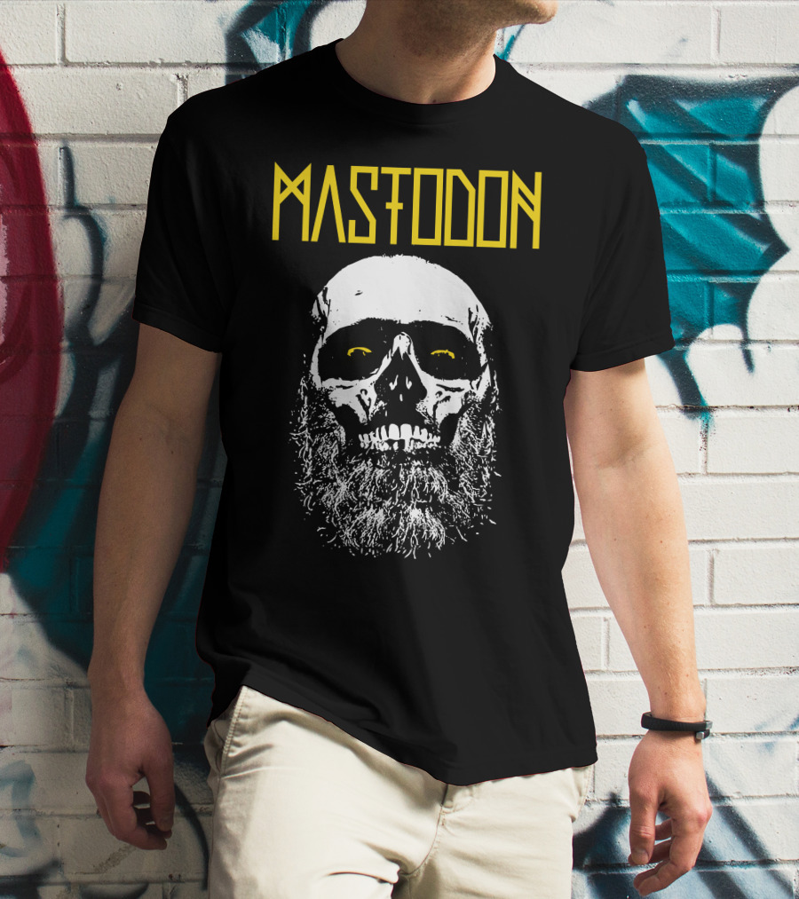 Mastodon Skull Artwork T-Shirt