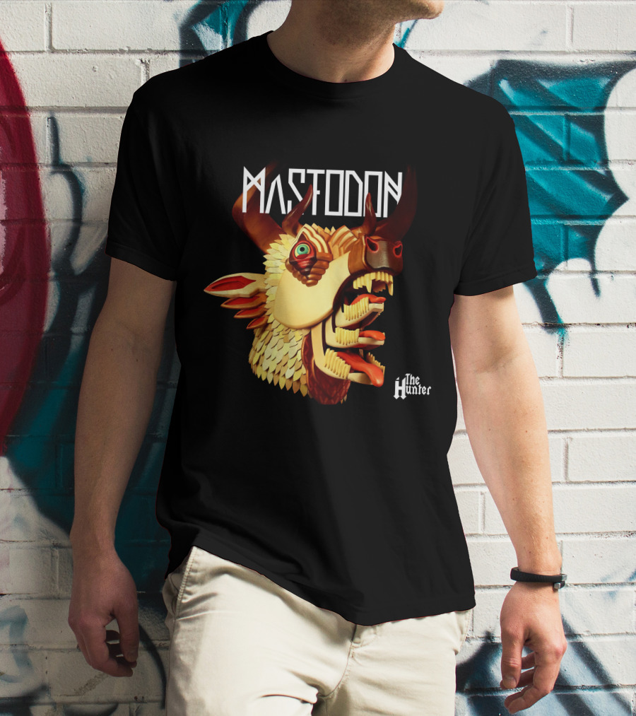 Mastodon The Hunter 3D Animal Head T-Shirt