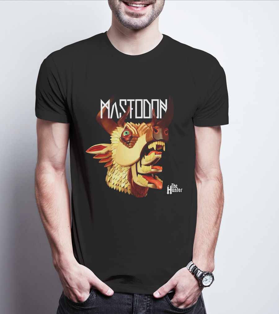 Mastodon The Hunter 3D Animal Head T-Shirt