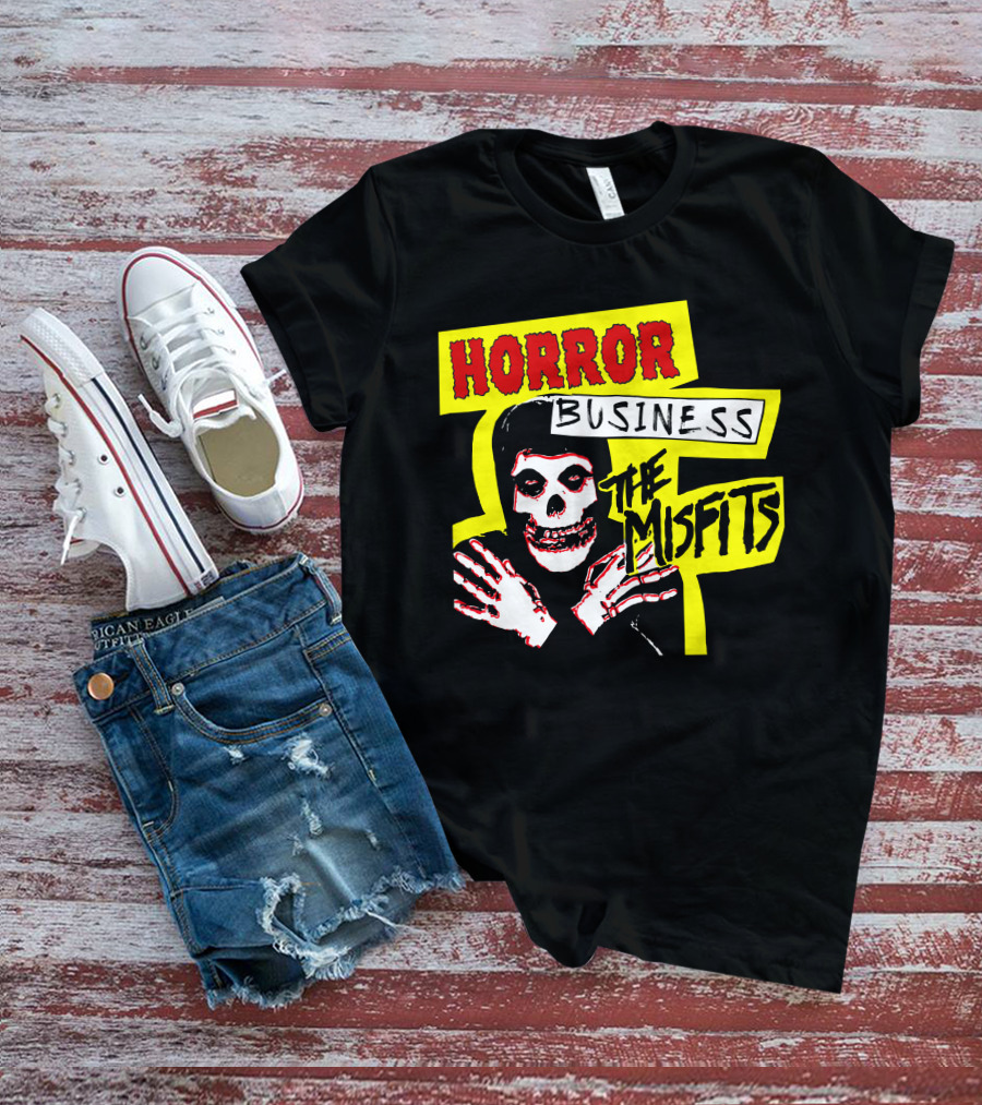 Horror Business The Misfits Skeleton Artwork T-Shirt