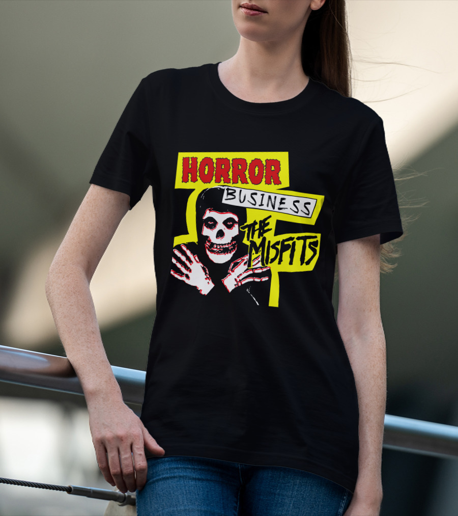 Horror Business The Misfits Skeleton Artwork T-Shirt