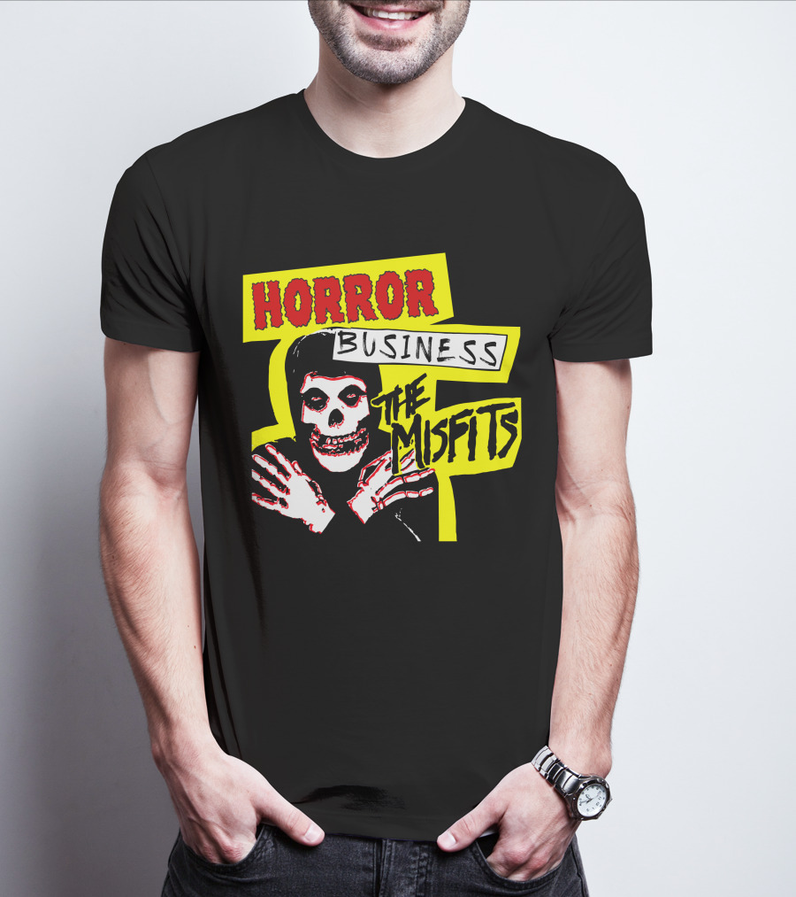 Horror Business The Misfits Skeleton Artwork T-Shirt