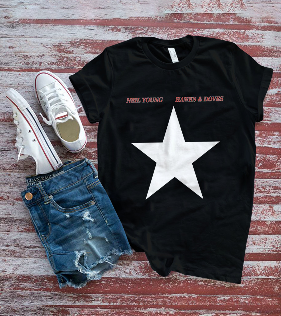 Neil Young Hawks & Doves Star T-Shirt