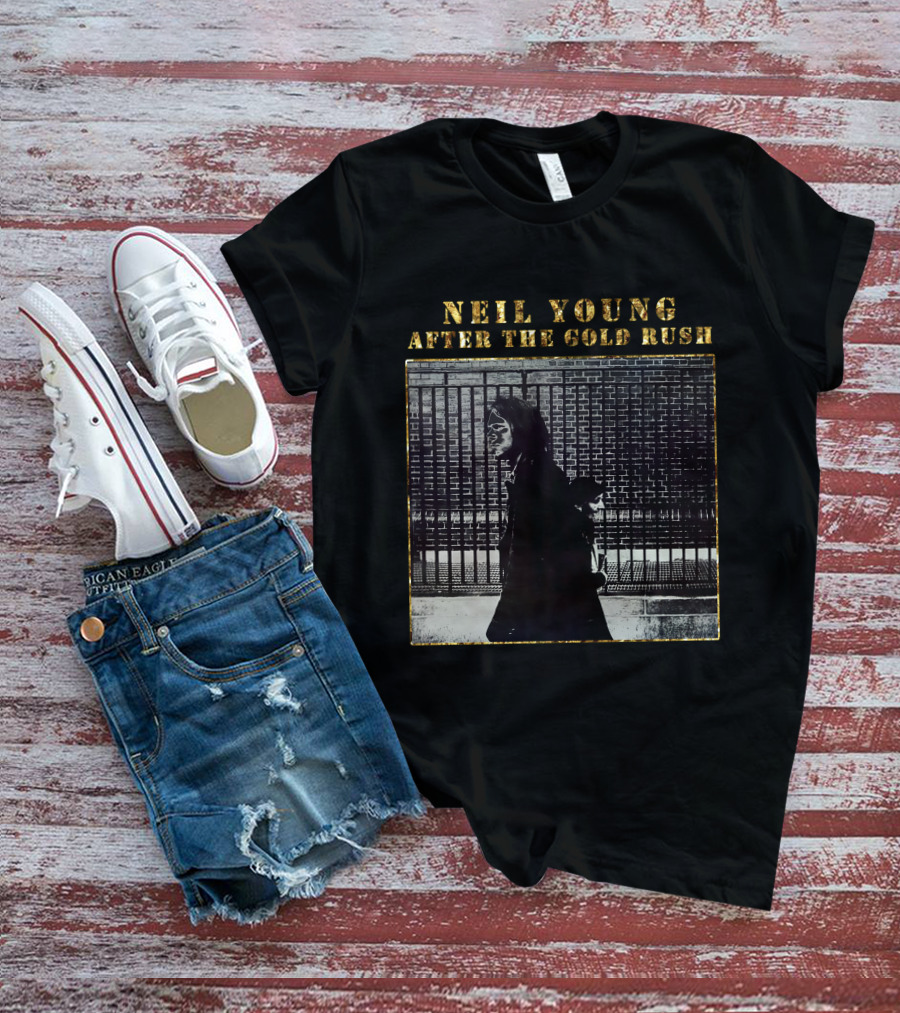 Neil Young After The Gold Rush Album Cover Artwork T-Shirt