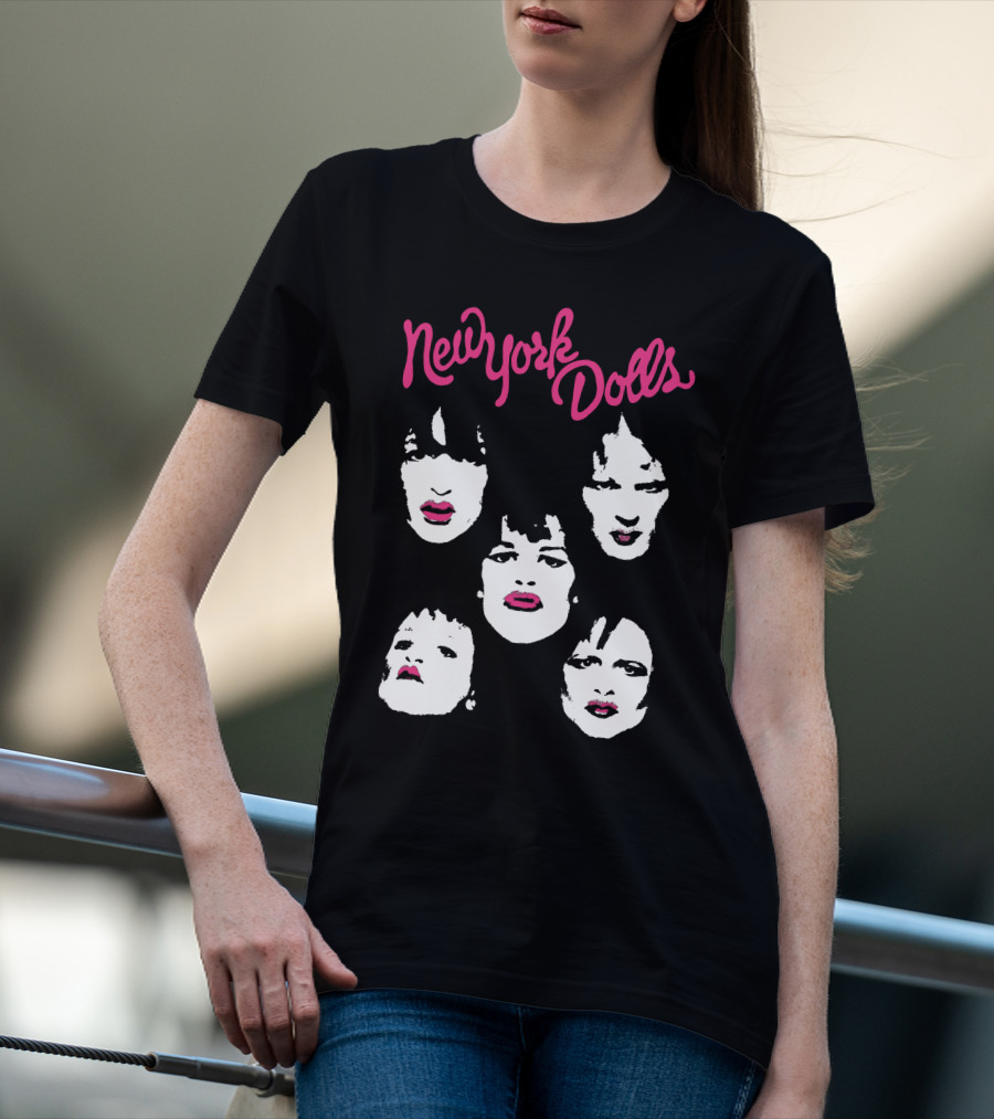 New York Dolls Band Faces T-Shirt