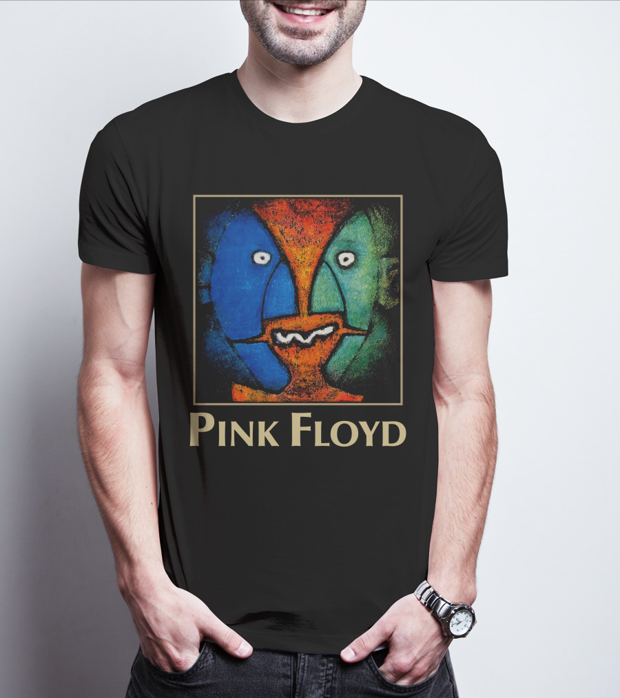 Pink Floyd Abstract Faces Artwork T-Shirt