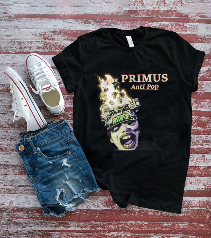 Primus Anti Pop Burning Head T-Shirt