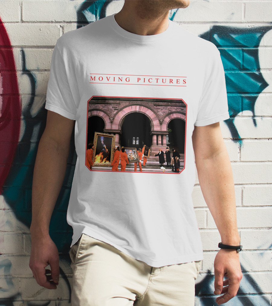 Moving Pictures Album Cover Artwork T-Shirt