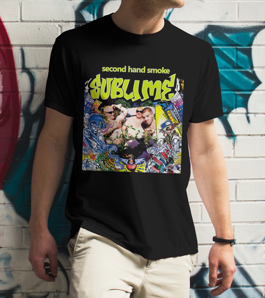 Second Hand Smoke Sublime Band Art T-Shirt