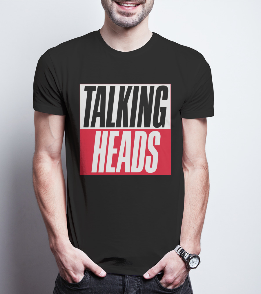 Talking Heads Red Black White Bold T-Shirt