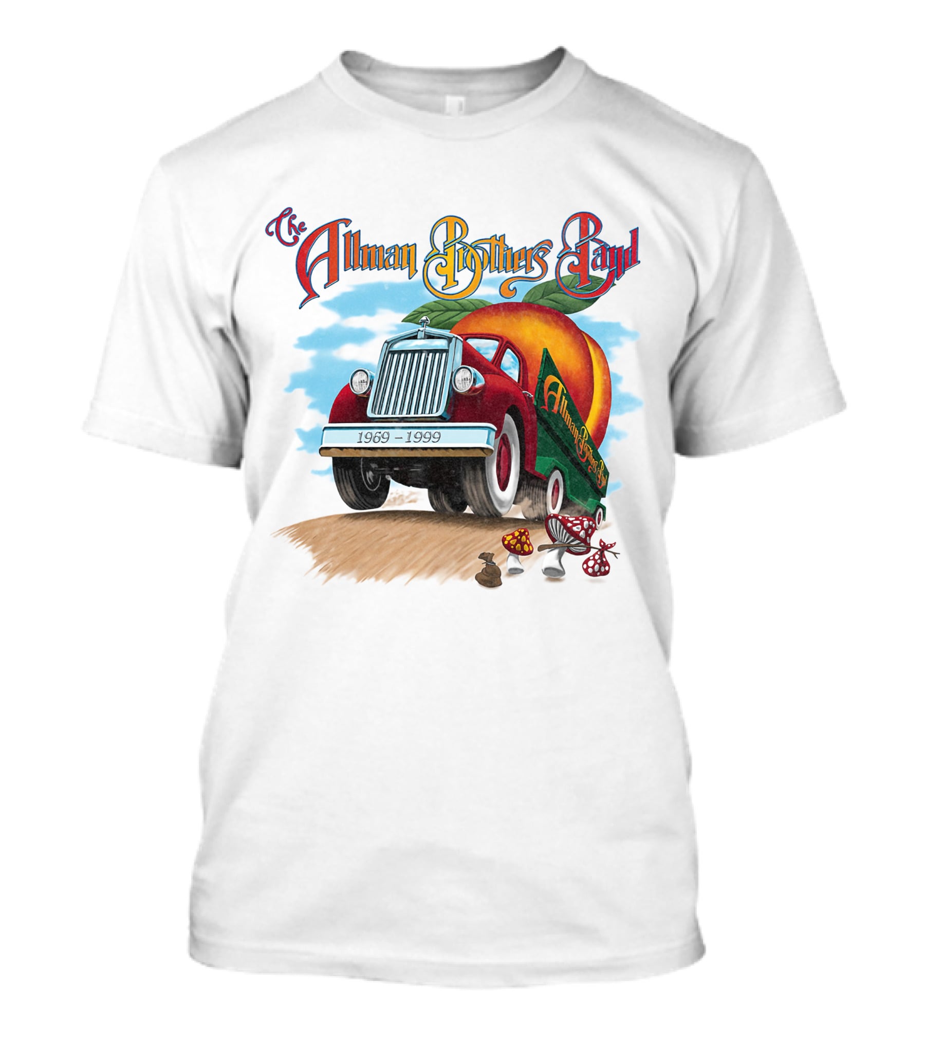 The Allman Brothers Band 1969-1999 Truck And Peach T-Shirt
