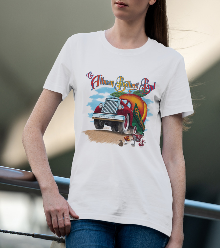 The Allman Brothers Band 1969-1999 Truck And Peach T-Shirt