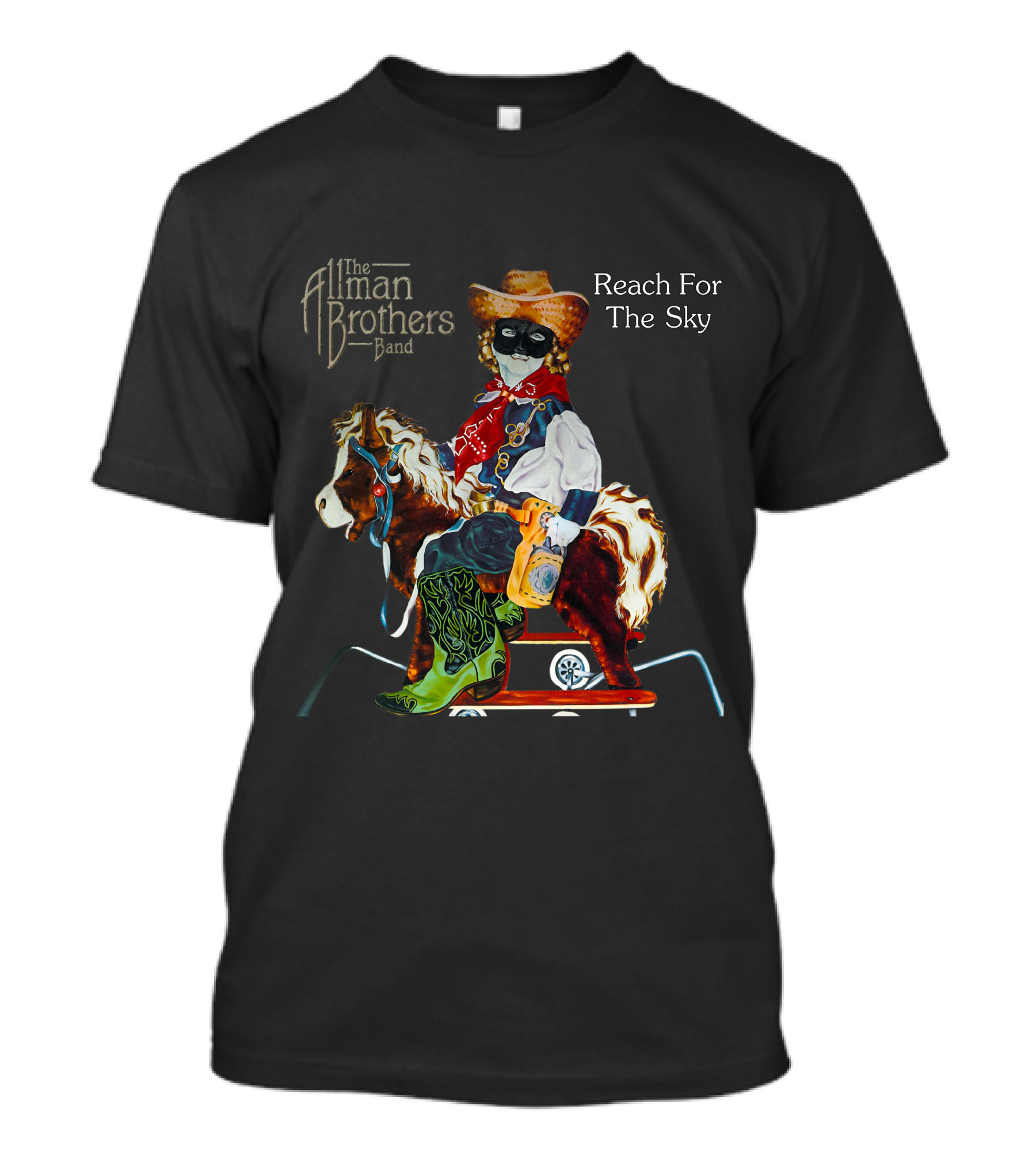 The Allman Brothers Band Reach For The Sky Cowboy Artwork T-Shirt