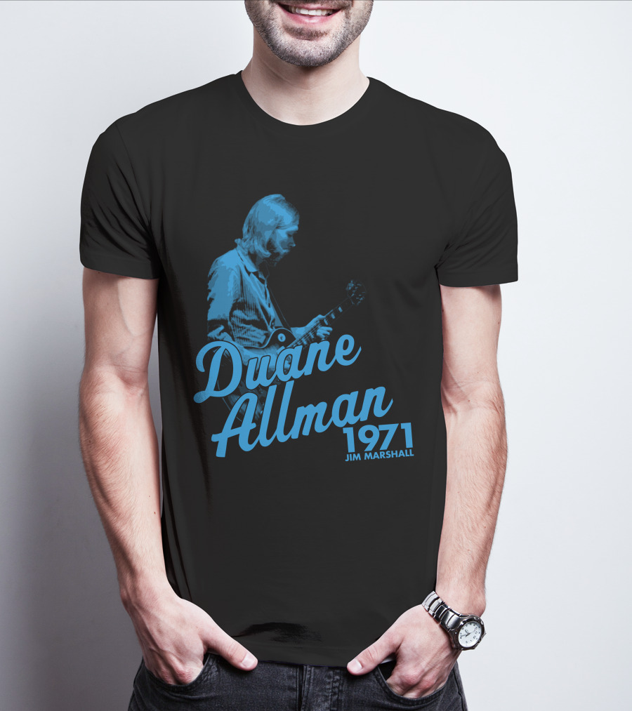 Duane Allman 1971 Jim Marshall T-Shirt