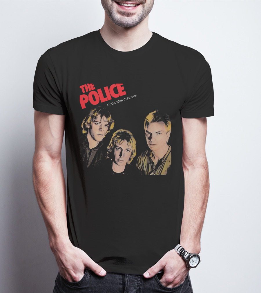 The Police Outlandos D'amour Album Cover Artwork T-Shirt